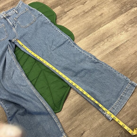 On 34th Jeans Womens 10 Wide Leg High Rise Denim - Picture 8 of 8